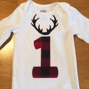 BNWOT Baby 1st Birthday long sleeve onesie